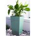 Latitude Run® Self-Watering Plastic Pot Planter in Green/Blue | 22.44 H x 11.81 W x 11.81 D in | Wayfair 554053E9EF9D430496740C6C8A38988E