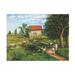 Winston Porter On Grandpas Farm On Canvas by Kevin Dodds Canvas Art Canvas in White/Black | 35 H x 47 W x 2 D in | Wayfair