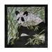 Winston Porter Panda Batik by K.C. Grapes Canvas Art Canvas, Bamboo in Brown/Gray/Green | 24 H x 24 W x 2 D in | Wayfair