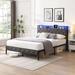Brayden Studio® Coira Metal Platform Bed Upholstered/Metal in Gray | 42.02 H x 55.72 W x 80.82 D in | Wayfair 9CEB64F4155642D1AF6898C5E898C1E3
