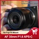 TTArtisan tains 35mm F1.8 APS-C Grande Ouverture Premier Objectif avec Détection des Yeux pour Fuji