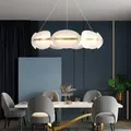 Plafonnier Led en acrylique à haute transmission nouveau Design abat-jour de luxe en fer Design