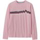 Patagonia Kinder Regenerative Ridge Rise Stripe Longsleeve (Größe XL, pink)