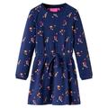 vidaXL Kids' Dress Navy Blue 92