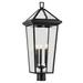 Kichler Lighting Regence 28 Inch Tall 3 Light Outdoor Post Lamp - 59129BKT