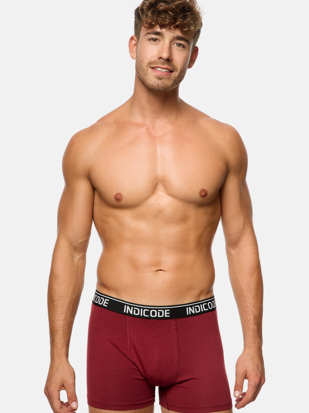 Indicode Boxershorts Herren bordeaux, XL Image