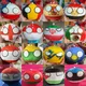 69 styles 10cm Country Ball Plush Toys Polandball Pendant Country Balls Countryball Stuffed Doll