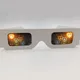 50pcs Paper Frame 3D Fireworks Glasses Rainbow Glasses 3D Glasses Light Lamp Bubbles Diffraction