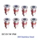 4/6/10pcs wasserdichte LED-Lampe im Freien Garten deck Terrasse Boden leuchte Einbau Inground Spot