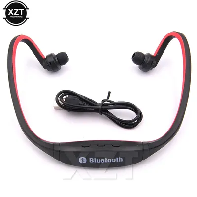 S9 Bluetooth 4,0 Headset Sport Drahtlose Kopfhörer Musik Stereo Kopfhörer + Micro SD Karte Slot Für iphone Huawei XiaoMi Image
