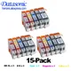 DAT PGI-520 CLI-521 Ink Cartridges Compatible with Canon PIXMA iP 3600 4600 4700 MP 540 550 560 620