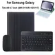 Für Galaxy Tab A9 8 7 Zoll Gehäuse mit Tastatur abnehmbare Tastatur abdeckung für Samsung Tab A9