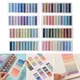 1600Pcs Sticky Tabs Book Tabs 80 Color Writable Morandi Sticky Tabs Color Page Marker Transparent