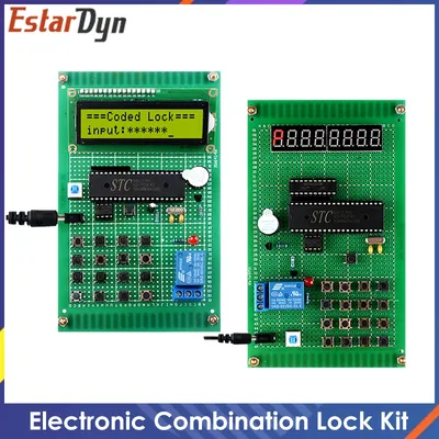 51 MCU electronic password lock design kit Microcontroller Electronic Code Lock electronic diy kit