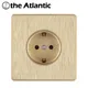 DE/EU/RU Standard Power Plug Socket Wall Electrical Outlet Wall Sockets Grounding 16A 250V Gold