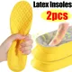 Latex Memory Foam Insoles for Women Men Soft Foot Support Shoe Pads Breathable Orthopedic Sport