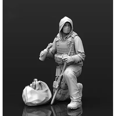 1/35 harz Figuren Modell kits Mittel lurker Unassambled Unlackiert Image