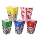 6pcs/lot popcorn boxes birthday wedding party decorations popcorn boxes candy case