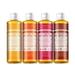 Dr. Bronner S - Pure-Castile Liquid Soap Variety Pack - Citrus Tea Tree Rose & Eucalyptus Made With Organic Oils 18-In-1 Uses: Face Body Hair Laundry Pets & Dishes (8Oz 4-Pack).