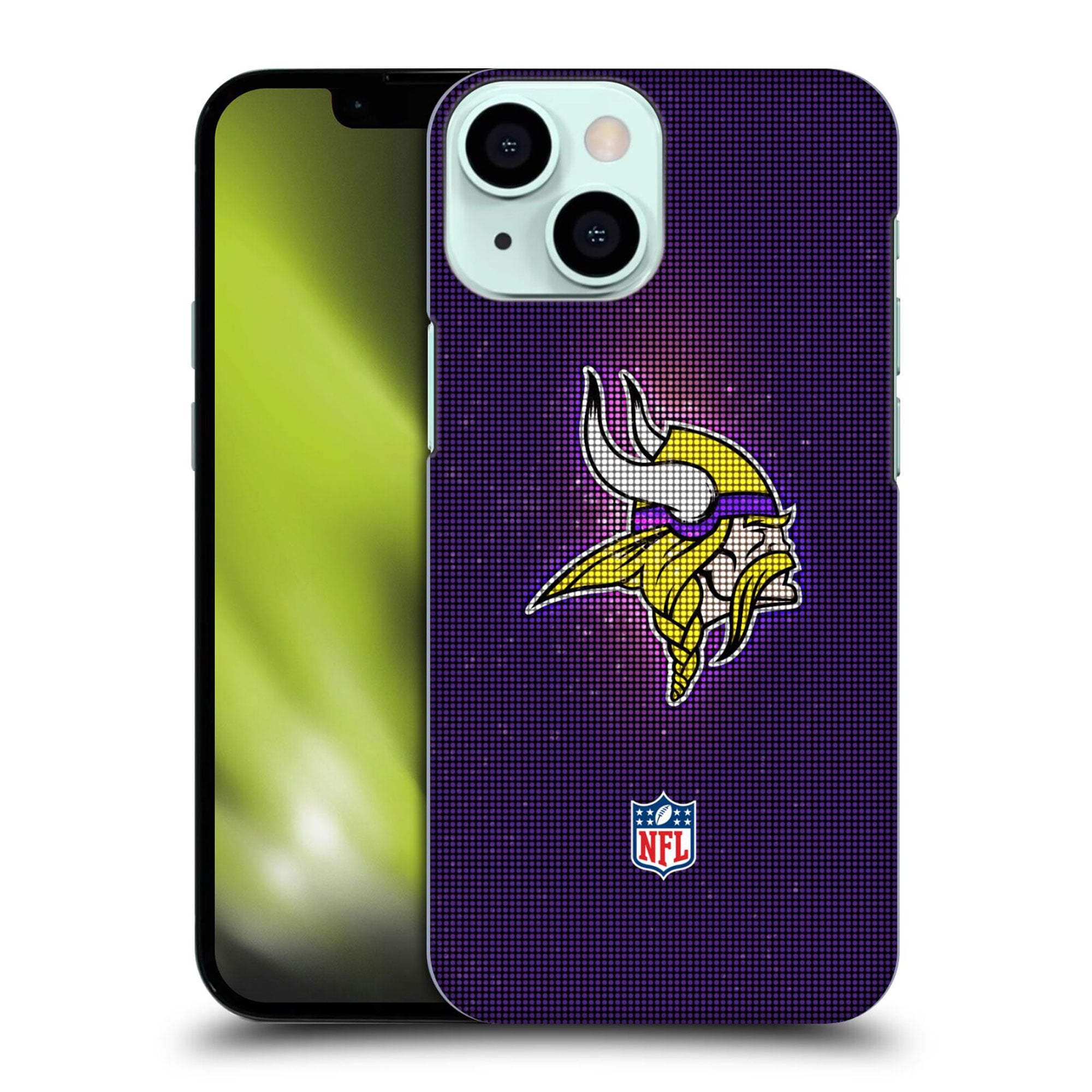 Coque Minnesota Vikings rigide avec logo LED - iPhone