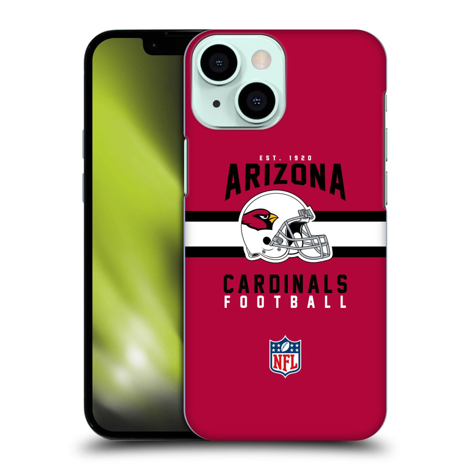 Coque Arizona Cardinals Typographie du casque - iPhone