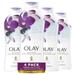 Olay Fresh Outlast Soothing Orchid & Black Currant Body Wash 22 Oz (4 Count)