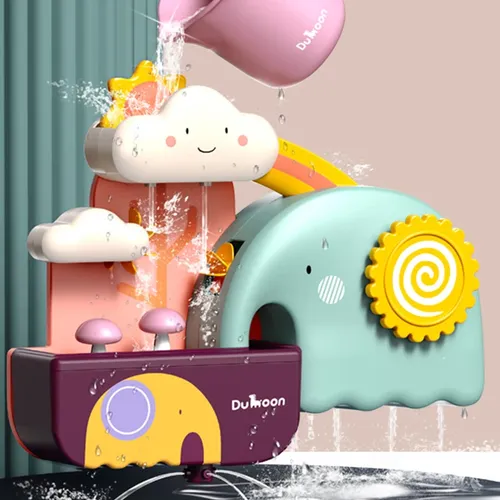 QWZ Bad Spielzeug Pipeline Wasser Spray Dusche Spiel Elefanten Bad Baby Spielzeug für Kinder