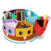 GAMENOTE Rotating Art Supply Organizer Pencil Holder Box Stationary Kids Desk Organizers and Storage Office Classroom Supplies Craft Caddy Organization