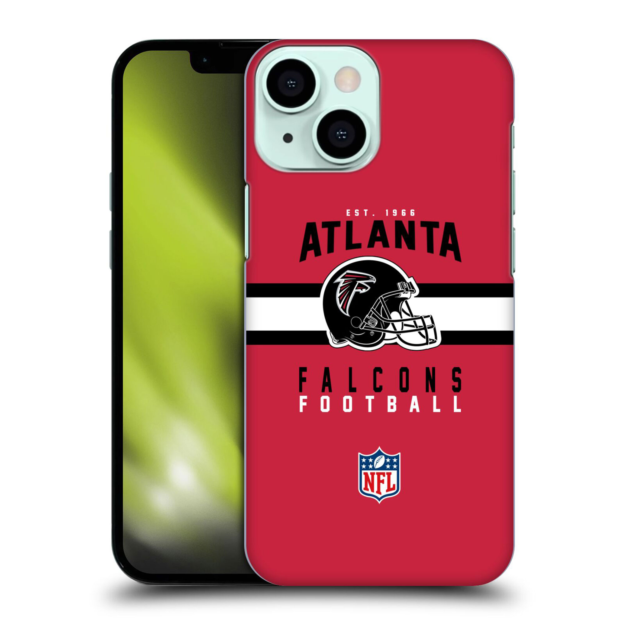 Atlanta Falcons Helm-Typografie-Hartschalen-Handyhülle - iPhone Image