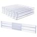 8PCS Drawer Dividers Organizer Adjustable Cabinet Storage Clothes Organizer Drawers Separators Kitchen Drawer Organizer