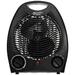 CZ40BK 750/1 500-Watt Fan-Forced Electric Portable Space Heater With Adjustable Thermostat Overheat Protection And Safety Tip-Over Switch Black
