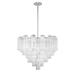 Addis 12 Light Polished Chrome Chandelier - 26.75"W x 21.5"H x 26.75"D