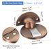 Magnetic Door Stopper, 2pcs Magnets Door Stops Door Catch, Copper Tone - Copper Tone