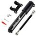 vibratepet Bicycle Tire Pump with Aluminum Barrel Built-in Hose Design for Bicycle Tires Accessory