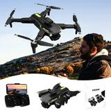 Augper Brushless Drone HD Dual Camera Aerial Drone Quadcopter Optical Stream Positioning RC Aircraft Remote Control Aircraft Toys