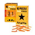 SET OF 3 Geek Toys IQ Puzzle Brain Fitness Games Brain Teaser Puzzles for Adults and Kid Puzzle Mind Puzzles Brain Games