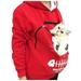 XMMSWDLA Cat Dog Carrier Hoodie Big Pet Pouch Sweatshirt Puppy Kitten Holder Carrier Pullover Top Kangaroo Unisex Hoodies Womens Sweatshirts Womens Sweatshirts Red 2XL