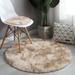 Soft Area Rug Fluffy Round Rug Shaggy Circular Rug For Bedroom Living Room Home Decor