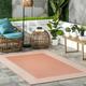 nuLOOM Asha Simple Border Indoor/Outdoor Area Rug 8 x 10 Brick