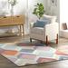 nuLOOM Retro Geometric Indoor/Outdoor Area Rug 7 10 x 10 Multicolor