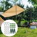 QTOCIO Garden Tools Outdoor Tent Garden Tree Windproof 3 Piece Set Ground Peg Holder Nylon Strap Tent Rope