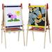 Toallmark Kid Easel Wooden Art Easel Adjustable Standing Easel Double Sided Easel Paper Roll Chalkboard And Whiteboard For Children S Birthday Holiday Gifts