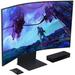 Samsung Odyssey Ark 2nd Gen 55" 4K HDR 165 Hz Curved Gaming Monitor LS55CG970NNXGO