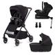 Silver Cross | Dune Pushchair & Dream Car Seat Travel System | Travel System Bundle with First Bed Carrycot | Newborns - 4yrs | Space