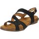 El Naturalista Damen Sandaletten Wakataua, Frauen Sandalen,offene,Schuhe,Strandschuhe,Sommersandalen,bequem,flach,Women's,Woman,Black,42 EU / 8.5 UK