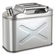 5L/10L/15L/20L Fuel Gasoline Petrol Diesel Gas Cans Tank Container Backup, 201 Stainless Steel Jerry Can for Motorcycle Automobiles Lawn Mower Boating Camping,10L