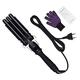 19-25mm 3 Barrel Hair Curling Iron Wand LCD Digital Fast Heating Ceramic Hair Curler Roller Deep Waver Perm Splint Hair Styler 36