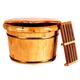 Adult Wooden Foot Basin, Cedar Foot tub, Pedicure Bowl Spa Massage Pedicure Barrels Household Salon Foot Bath Barrel, with Lid, Massage-A