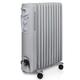 Futura Oil Filled Radiators Free Standing 2500W, Electric Oil Heater with 3 Heat Settings, Electric Heater Energy Efficient Thermostat, Oil Filled Radiator Ideal for Home and Office Use