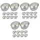 HEMOTON 30 Pcs Oval Mold Oval Cake Mold Cheese pan Roaster pan with lid Cupcakes Mini flan molds for Baking Cake Pans flan Pans for Baking Mini Tart Pans Biscuit Baking Mold Small Pie